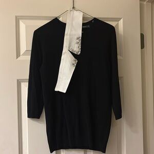 Zara black knit sweater